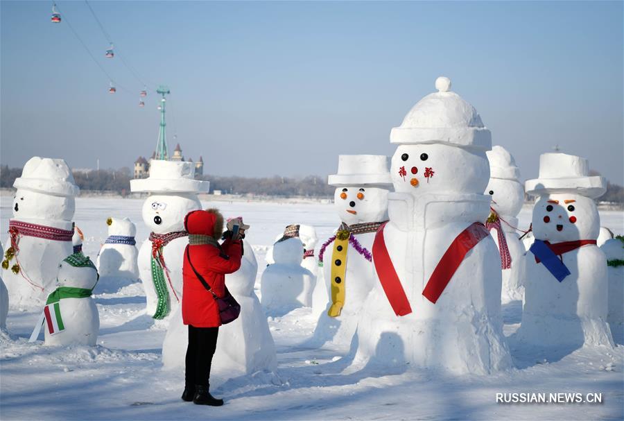 2019 снеговиков в Харбине